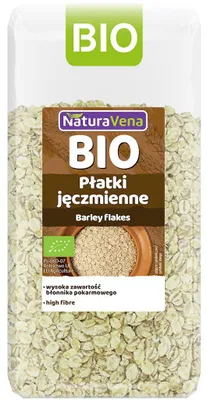 PŁATKI JĘCZMIENNE BIO 300 g - NATURAVENA