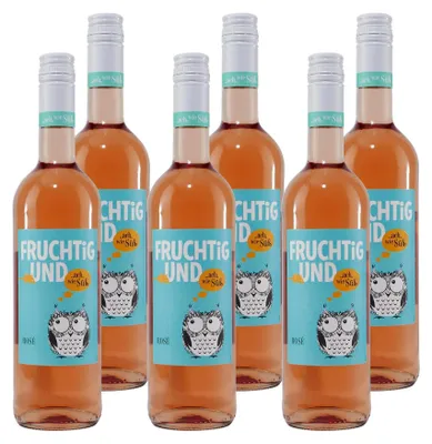 Produktbild von Fruchtig und ... ach wie Süß Roséwein -lieblich- (6 x 0,75L)