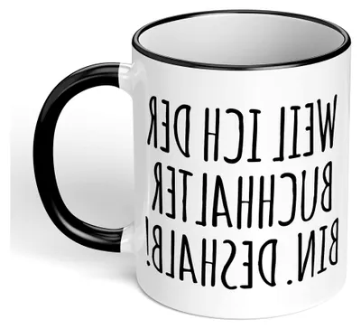 Produktbild von Buchhalter Tasse für Kaffee, Tee und andere Getränke