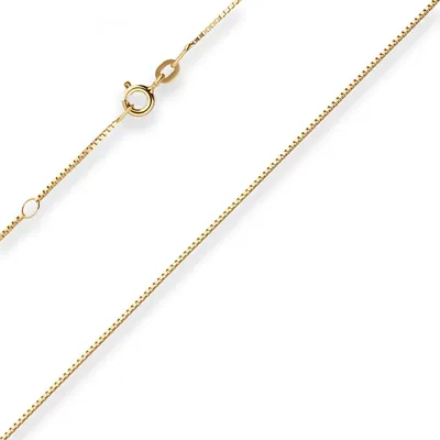 0-8mm-Veneziakette-aus-585-Gelbgold-42cm-mit-Zwischenöse