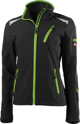 Produktbild von Fortis Softshelljacke Damen PERFORMANCE 24 Gr. 2XL schwarz/grün