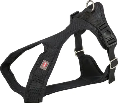 Produktbild von TRIXIE Comfort Soft Touren-Geschirr - schwarz - 25–35 cm/15 mm