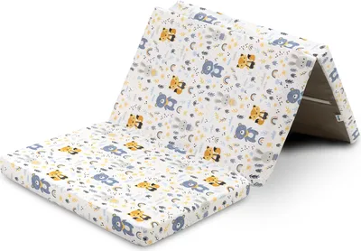 Produktbild von Sensillo Supreme Babymatratze 120 x 60 cm - Transporttasche - Freunde des Waldes