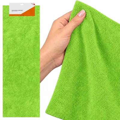 Obrázok produktu pre Utierka z mikrovlákna XL 60x40 cm zelená handrička na čistenie okien auta a prachu