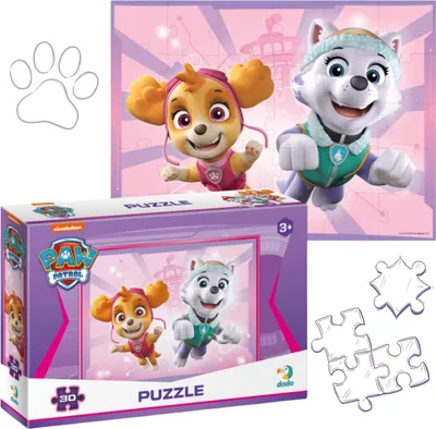 Zdjęcie produktu dla Puzzle Psi Patrol Paw Patrol 30 Elemetów Układanka Kolorowa Dla Maluchów
