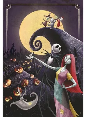 Image de Puzzle disney, l'etrange noël de monsieur jack 1000 pièces - collection cinéma, film - clementoni - 37060