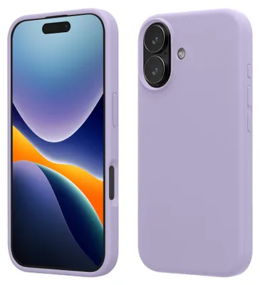 Produktbild von kwmobile Handyhülle für iPhone 17 Hülle, für iPhone 17 Case - Hülle Silikon - kabelloses Laden - Lavendel