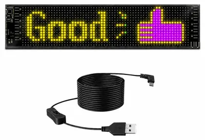 Obrázok produktu pre Verk 12483 Programovateľný RGB LED panel na sklo 37 x 9 cm, Bluetooth