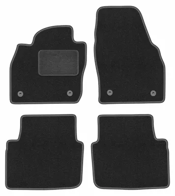 Immagine prodotto di Tappetini in moquette per Skoda Kamiq 2019- (crossover) – set 4 pezzi, grigio grafite, su misura – Wielganizator LUX