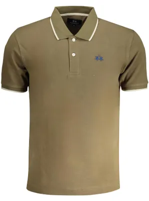 Zdjęcie produktu dla La Martina Grünes Kurzärmeliges Poloshirt Für Herren