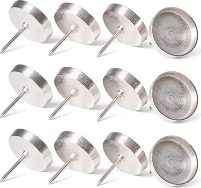 Produktbild von Novaliv 12x Kerzenpick Alu Flach 8,5 cm