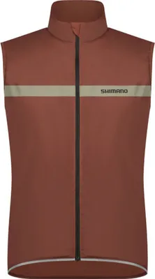 Obrázek produktu pro Cyklistická vesta SHIMANO - EVOLVE WIND INSULATED - Hnědá M