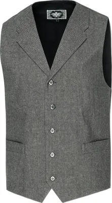 Produktbild von Herren Western Weste Cowboy Biker »RAY« Grau