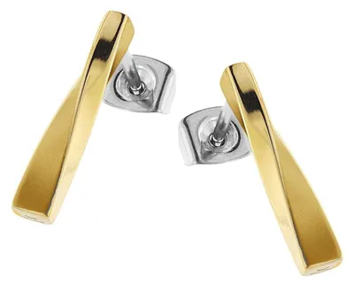 Produktbild von Boccia Damen Ohrstecker 05035-05 Reintitan goldplattiert