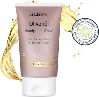 Produktbild von Olivenöl Handpflegecreme Rose 50 ml