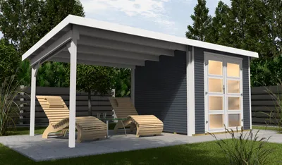 Produktbild von Finnwood Gartenhäuser Luca Sisu