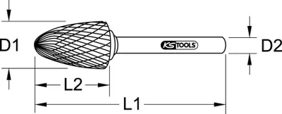 Image de KS TOOLS 515.3295 Foret à fraiser