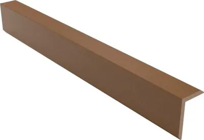 Obrázok produktu pre Ukončovacia lišta pre terasovú dosku Unvoc Wood Sahara 40x60x2200 mm