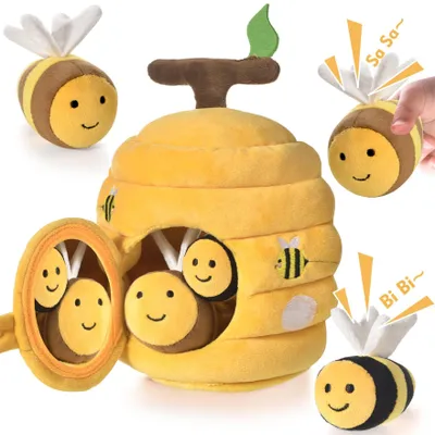 Productafbeelding van 6-in-1 Baby Bijenhuis Speelgoed met Educatieve Functies