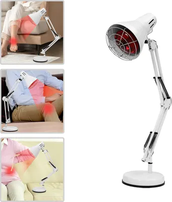 Produktbild von Rotlichtlampe, Infrarotlampe, Infrarot-Wärmelampe, Äußerst flexibel Modern Infrarot-Lampe, Weiß