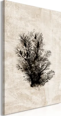Produktbild von Vlies Leinwandbild - Oceanic Flora (1 Part) Vertical 40x60 cm Blumen b-A-0779-b-a