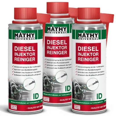 Produktbild von MATHY-ID Injektor-Reiniger Diesel 3 x 200 ml - Diesel Additiv für Einspritzdüsen & Injektoren