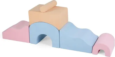 Imagen del producto de Juego de 6 bloques de espuma para niños, a partir de 3 años