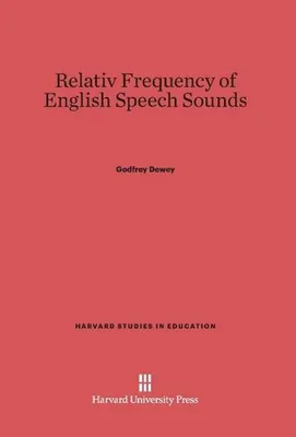 Produktbild von Relativ Frequency of English Speech Sounds