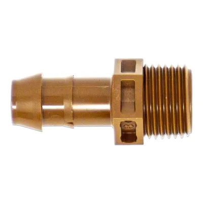 Produktbild von Rain Bird Adapter Kunststoff 1/2 x 17 mm Außengewinde x Tülle 3,5bar Braun Typ XFF17