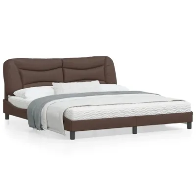 Obrázok produktu pre Maison Exclusive – Rám postele s LED osvetlením bez matraca „Hvar“ hnedý 180 x 200 cm