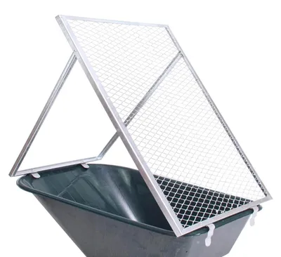 Zdjęcie produktu dla TRUTZHOLM sito ogrodowe do taczki 100x60cm sito do kompostu sito do gleby sito do kompostu sito do gleby