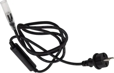 Startset ROPELIGHT - für LED Lichtschläuche - Netzstecker - Schwarz - outdoor