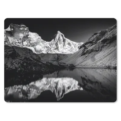 Obrázok produktu pre Podložka pod myš - Kedartal čiernobiela tlač fotografií - 23x19cm - Rohožka pod myš