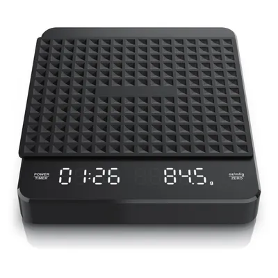 Obrázek produktu pro Digitální kuchyňská váha Arendo, digitální váha na kávu, váha pro baristy, přesná váha s rozlišením 0,1 g, max. 3 kg, pro kávu, espresso, čaj, koření, ingredience na pečení, tara, g/ml/oz/lb/fl