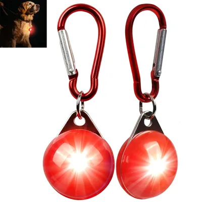 Produktbild von 2pcs Nacht-Hundeleuchten,wiederaufladbare Clip-Halsbandlichter,Blinklicht,für Nachtgebrauch,Reflektoren für Kinder,Sicherheitslicht für Kinder&Hunde