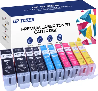 Obrázok produktu pre 10x Kompatibilna Kazeta pro CANON PGI-550XL CLI-551XL Pixma IP7250 MG5450 5550 6350