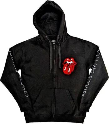 Obrázek produktu pro The Rolling Stones - Mikina s kapucí a zipem po celé délce pro muže/dámy uni RO9883 (XL) (černá)