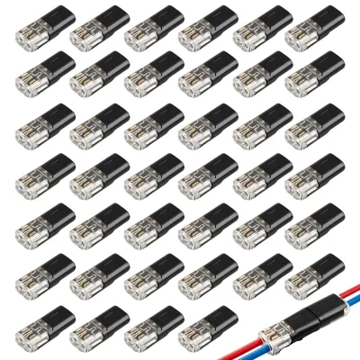2-polige Kabelverbinder, 40 Stück, wasserdicht, 18-22 AWG