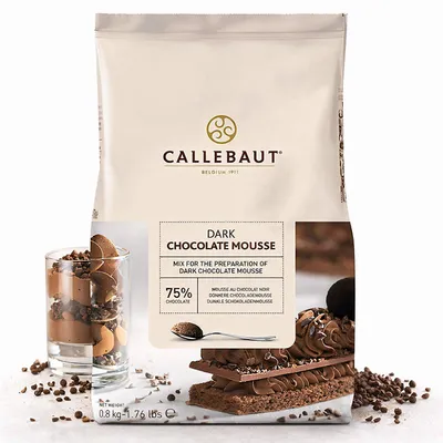 Immagine prodotto di Mousse al cioccolato fondente 800 g Callebaut, polvere istantanea per mousse al cioccolato