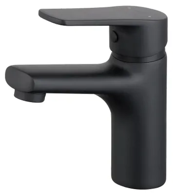 Image de Full mitigeur lavabo bas noir mat Essebagno