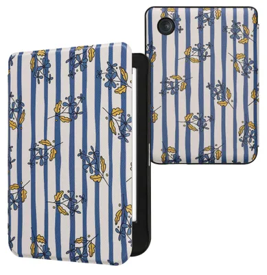 Produktbild von kwmobile Schutzhülle für Kobo Clara BW / Clara Colour / Tolino Shine (5) / Shine Color Hülle - eReader Flip Case mit Auto Sleep Funktion -