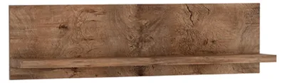 Obrázek produktu pro Nástěnná police LEIKANGER – tmavý dub – 120 x 32 x 18 cm