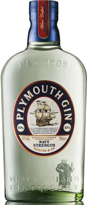 Produktbild von Plymouth Gin Navy Strength 57% 0,7L