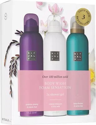 Produktbild von Rituals Shower Foam Value Pack – Duschschaum Trio 3x200ml