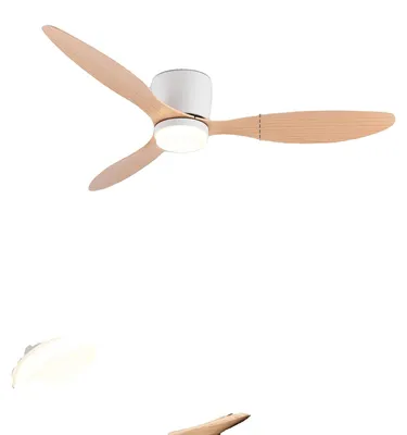 Produktbild von Deckenventilator, Fernbedienung, 6 Geschwindigkeitsstufen einstellbar, Holzmaserung 42 Zoll