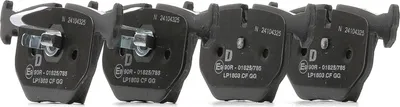 Produktbild von DELPHI Bremsbeläge Satz Hinten Bremsklötze für BMW 3 Limousine (E46) LP1803
