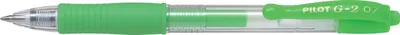 Produktbild von PILOT G2 Neon Gelschreiber – Gelstift, 0.32mm, nachfüllbar, Farbe Neongrün