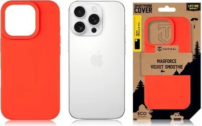 Obrázok produktu pre Taktický zadný kryt MagForce Velvet Smoothie pre iPhone 16 Pro v farbe chilli