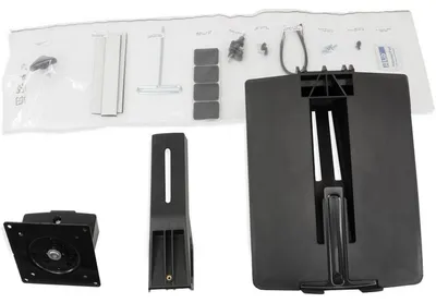 Immagine prodotto di Ergotron WorkFit - Componente di montaggio (kit di conversione) - per 2 display LCD / notebook - Nero - Dimensioni dello schermo: fino a 61 cm (fino a 24 pollici)