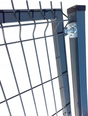 Obrázok produktu pre POST 80x80 230 cm 2,3 m ČIERNA RAL9005 Brána oplotenia 80 230
